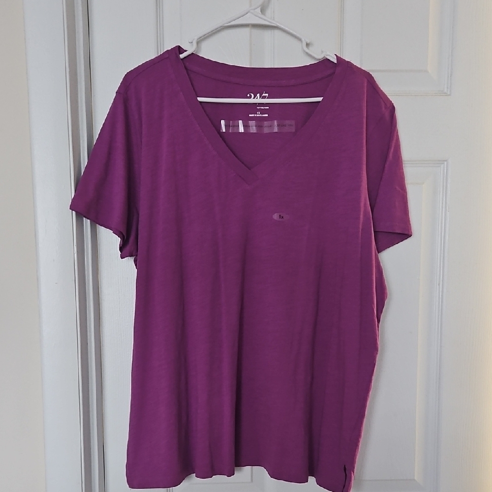 Maurices Rich Purple Short Sleeve Tee